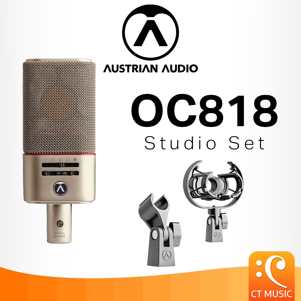 Austrian Audio OC818 Studio Set Microphone Condenser ไมโครโฟน 