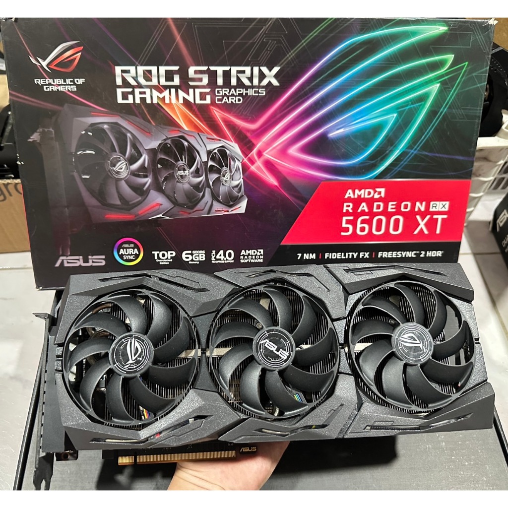 RX5600XT O6G ASUS ROG STRIX GAMING - 6GB GDDR6 | Shopee Thailand