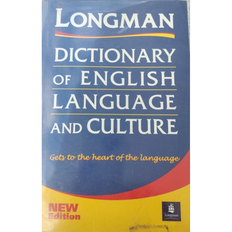 Longman Dictionary of English Language and Culture พจนานุกรม | Shopee ...