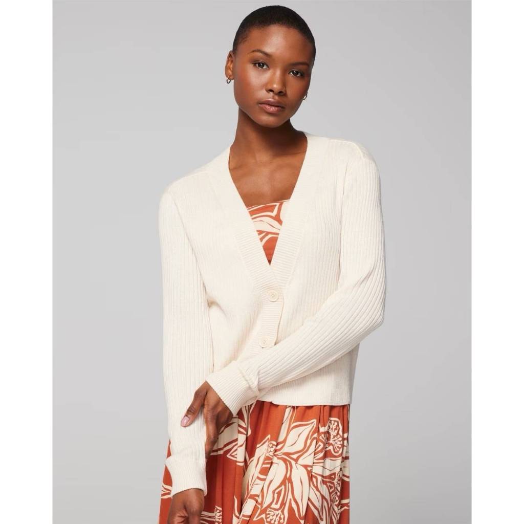 Soma LUXE SOFT Ribbed Cardigan เสื้อคาร์ดิแกน คอวี ผ้าร่อง ผ้าไม่ร้อน ...