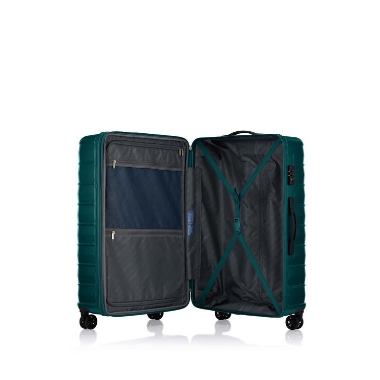 AMERICAN TOURISTER รุ่น BRINK SPINNER 80/29 EXP TSA AM กระเป๋าเดินทาง 29 นิ้ว วัสดุ ABS/PC แข็งแรงทนทาน พร้อมระบบ TSA Lock และล้อคู่ลากลื่น