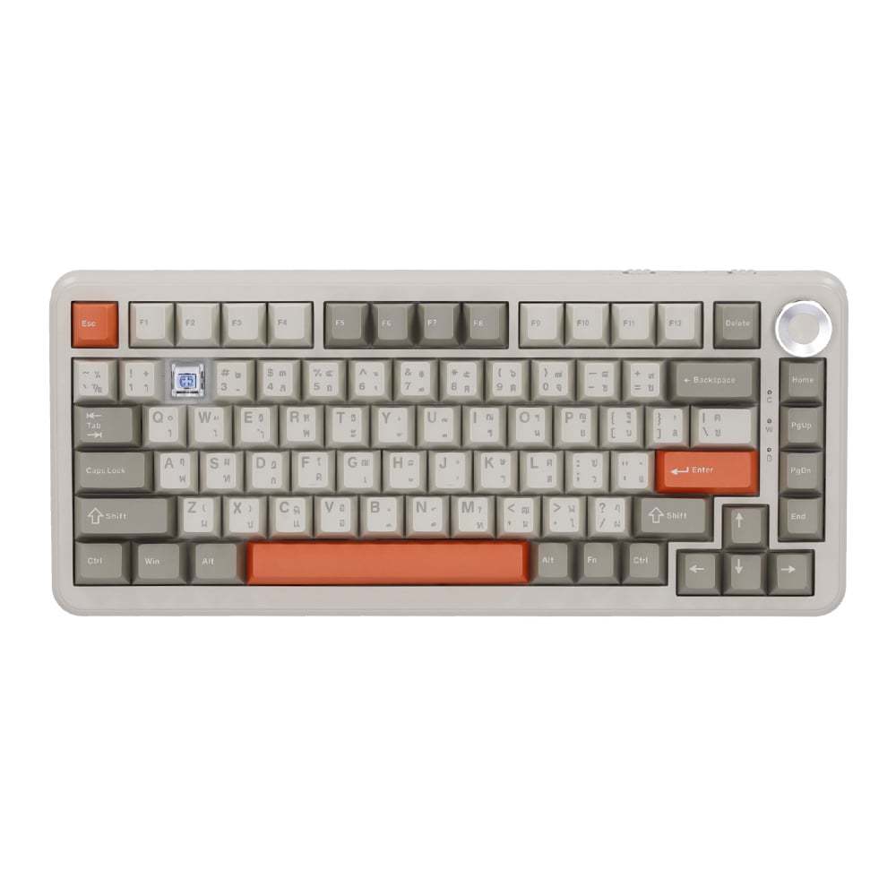 WIRELESS KEYBOARD (คีย์บอร์ดไร้สาย) AJAZZ AK820 MAX (RETRO) (FLYING ...
