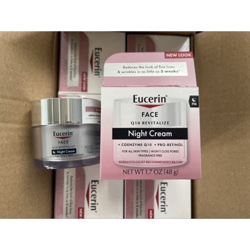 แพคเกจใหม่ ครีมกลางคืนEucerin anti-wrinkle pro-retinol night cream 48gm ...
