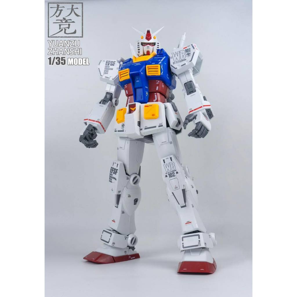 [Fang Dajing] 1/35 RX78 + LED [ Lot re. ปรับปรุงสี+decal ใหม่ ] สินค้า ...