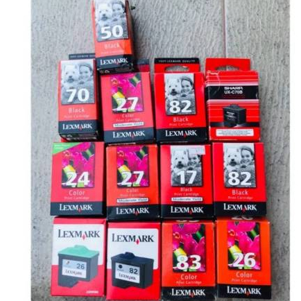 หมึก Lexmark 17/27/26/27/82/8370/50 ขายโล๊ะ | Shopee Thailand