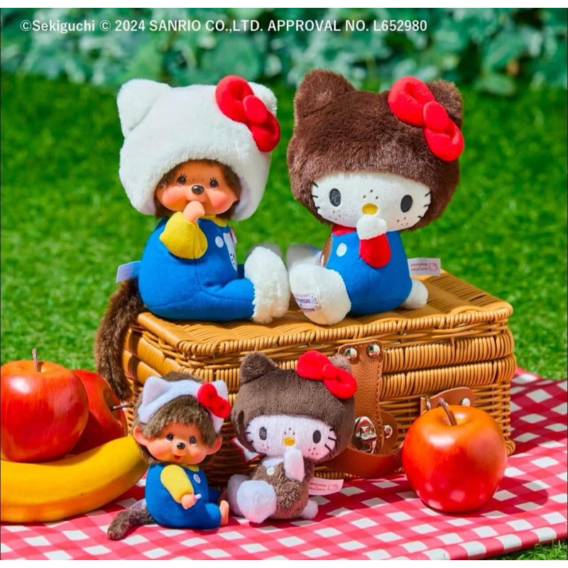 พร้อมส่งแฟชั่น30%🌈monchhichi x kitty มอนชิชิxคิตตี้ คอลใหม่ล่าสุด ...