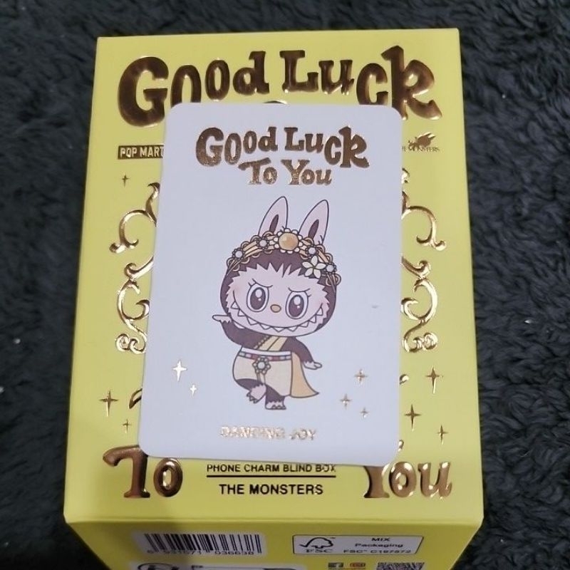 POPMART Good Luck To You タイ ラブブ フォンチャーム POP MART THE MONSTERS GOOD LUCK TO YOU-Phone Charm Blind Box