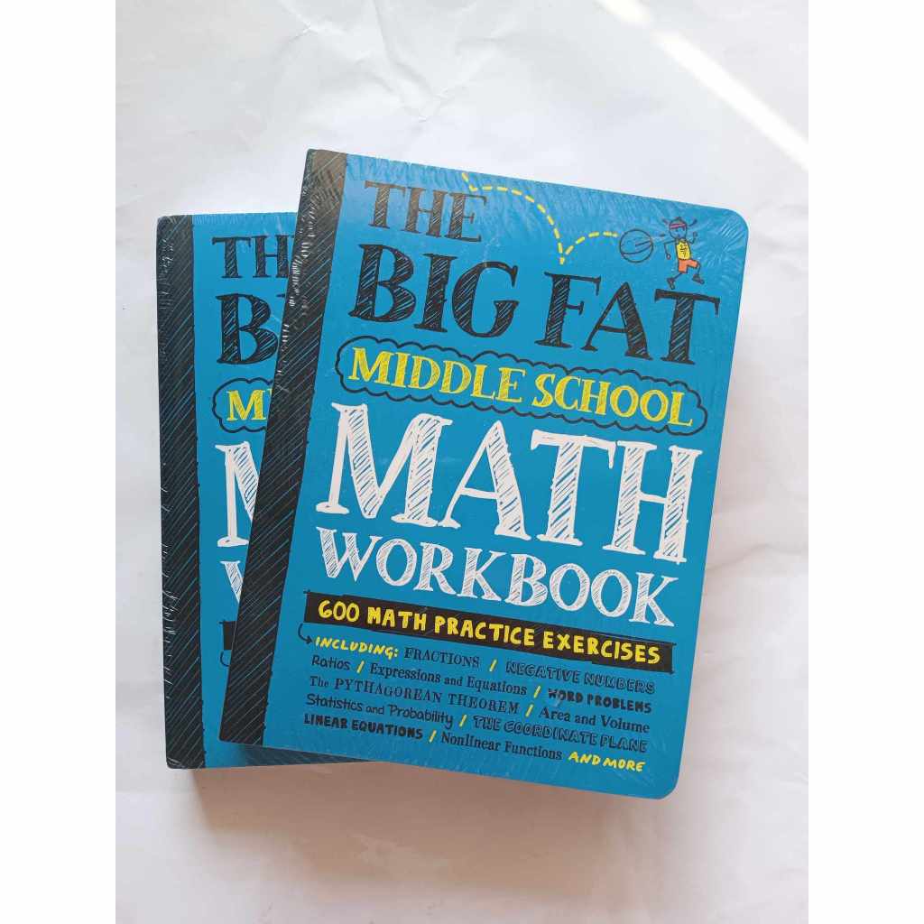 หนังสือ The Big Fat Middle School Math Workbook | Shopee Thailand