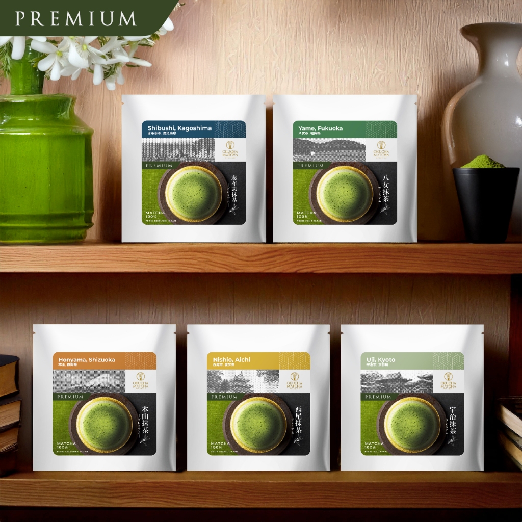 OKUCHA MATCHA มัทฉะชาเขียว (Matcha) ขนาดทดลอง 4g นำเข้าญี่ปุ่น เกรดพรี ...