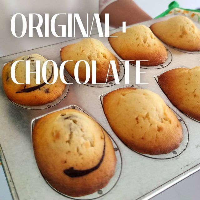รส Mix (Original+Chocolate) ขนมแมดเดอแลน Madeleine หอมนุ่มชุ่มเนยแท้ ...