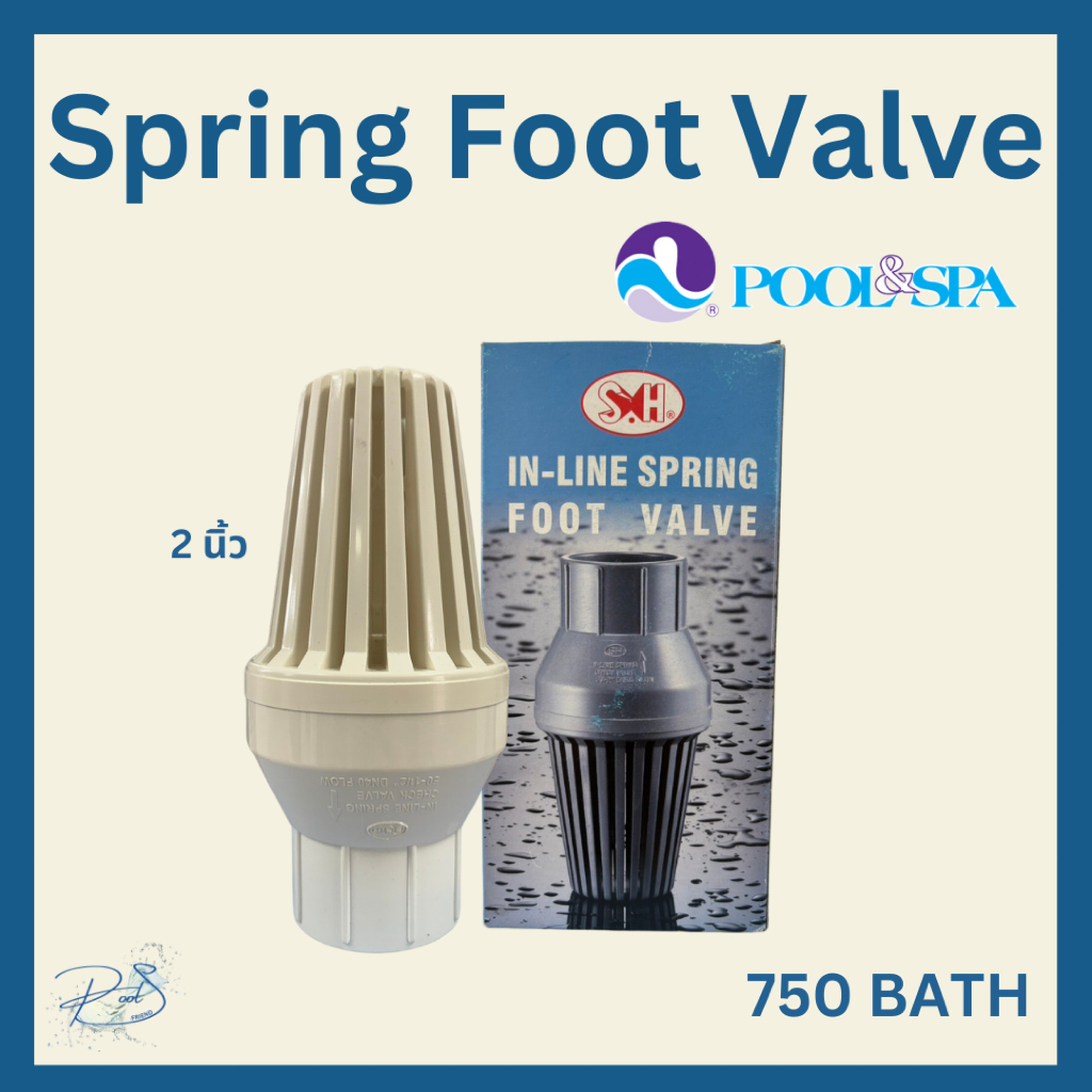 Pool&Spa Spring Foot Valve - สปริงฟุต^วาล์ว 2