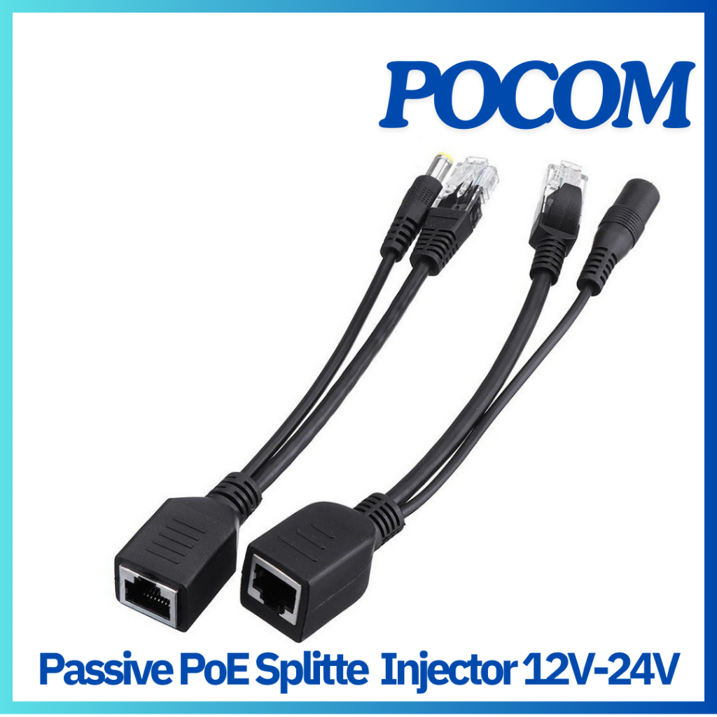 Passive PoE Splitter Injector 12V-24V | Shopee Thailand