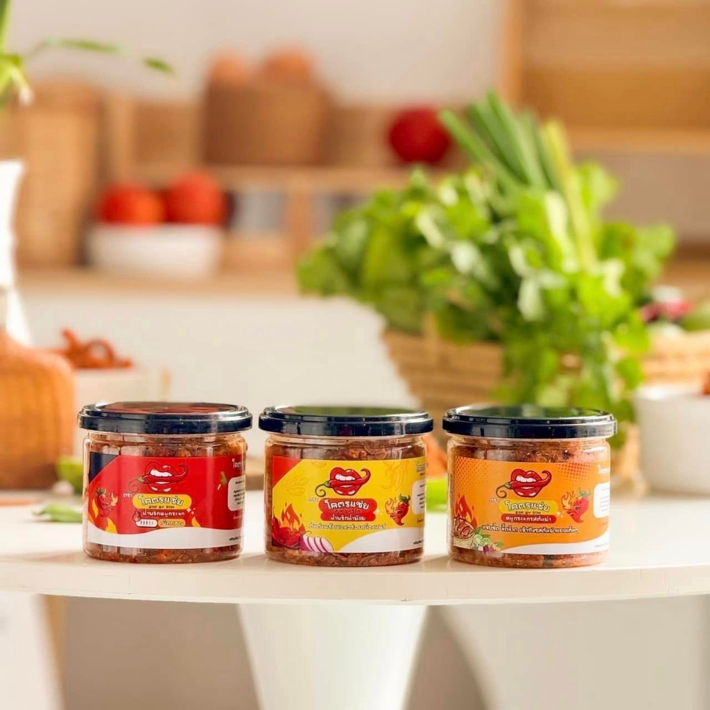 🔥โปรพิเศษลด40%✨ น้ำพริกหมูกระจก โคตรแซ่บ ขนาด100g ไม่ใส่วัตถุกันเสีย ไม่อมน้ำมัน กรอบนาน น้ำพริกกากหมู กากหมูแน่นๆ ✨ - 5