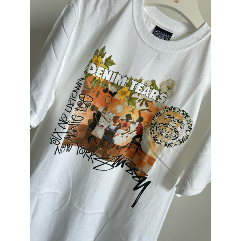 ของแท้] STÜSSY & DENIM TEARS ANNIE LEE TEE | Shopee Thailand