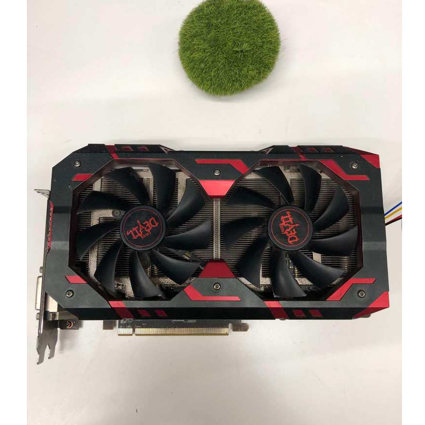 VGA POWER COLOR RED DEVIL RADEON RX 580 8GB GDDR5 ใช้งานปกติ ประกันร้าน ...