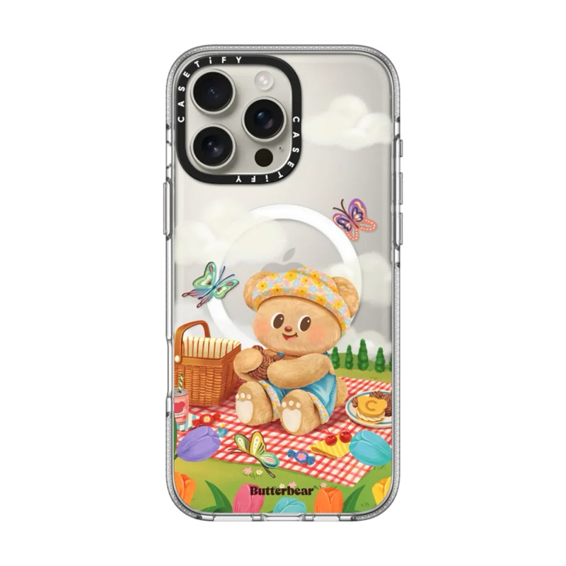 Butterbear CASETiFY 16pro ケース CASETIFY Butterbear 16PM/16Pro/15/15Plus/14PM/14/13Pro/12Pro พรีออ