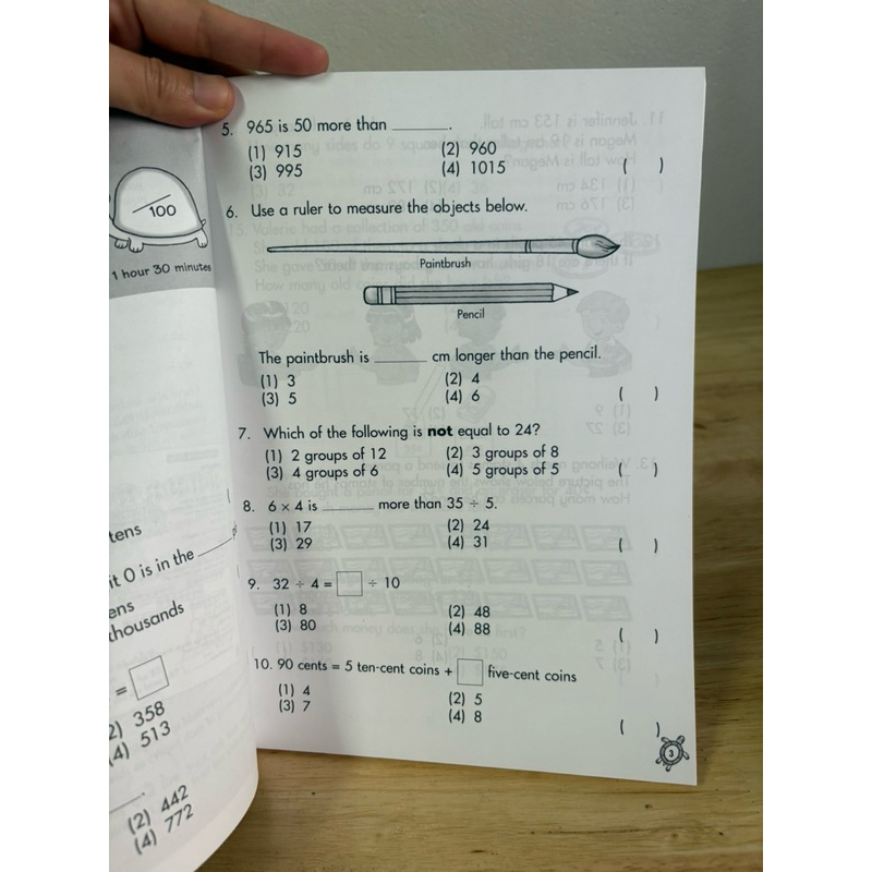 Maths Champ 2B หนังสือแบบฝึกหัดคณิตศาสตร์ ระดับประถม หนังสือเรียน ...
