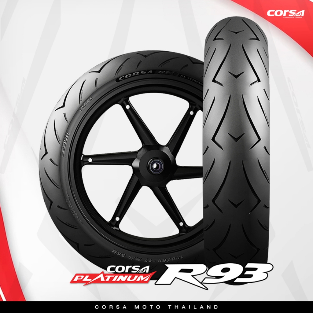 Corsa Platinum รุ่น R93 ยางมอเตอร์ไซค์ ขอบ 17 นิ้ว | Shopee Thailand