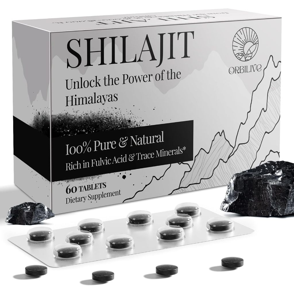30,000mg Shilajit Tablets, 100% Shilajit Pure Himalayan Organic for Men ...