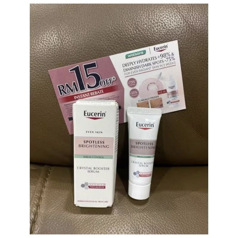 💗Eucerin spotless brightening sebum control crystal booster serum ขนาด ...