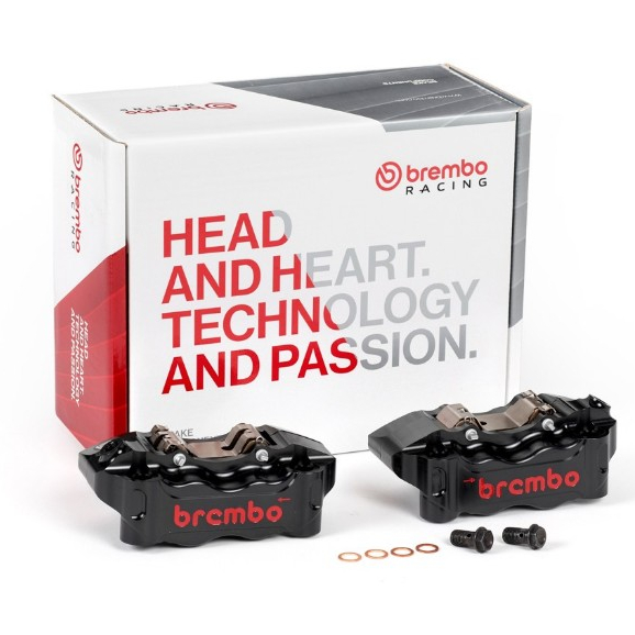 ปั๊มเบรก Brembo Racing GP4RB 108mm. & GP4 RB 100mm. ( HP ดำโลโก้แดง ...
