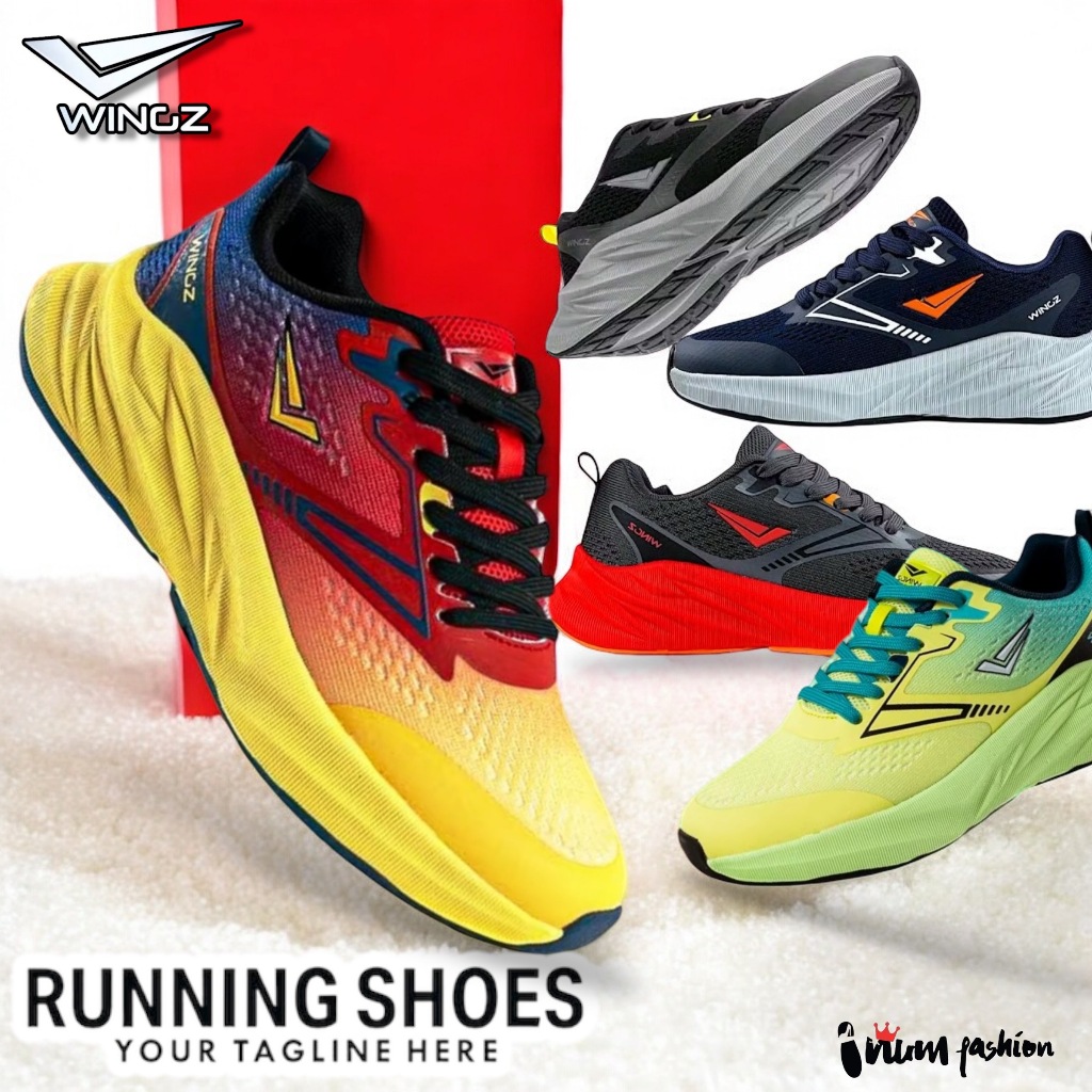 NFshoes รองเท้าผ้าใบ Wingz รองเท้าวิ่งสำหรับผู้ชาย ใส่ออกกำลังกาย ...