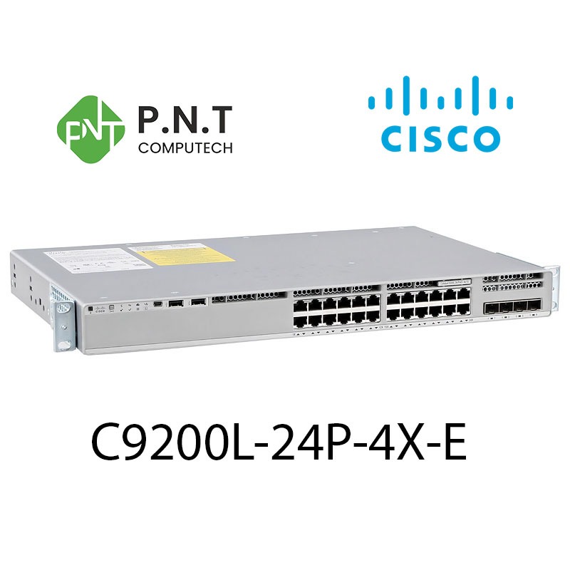 Cisco Catalyst 9200L 24-port PoE+, 4 x 10G, Network Essentials Switch ...