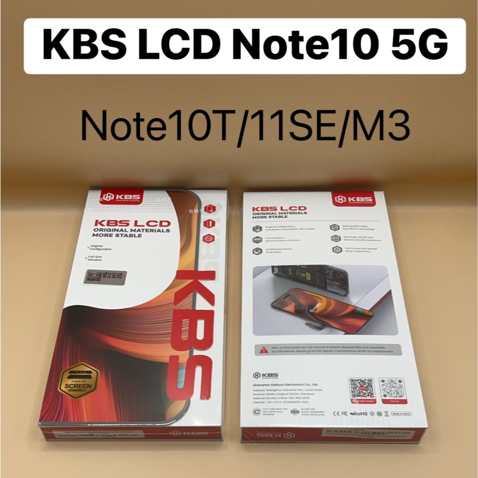 KBS LCD Display Note10 5G Note10T 11SE M3 Pro จอ+ทัช แถมฟรีชุดไขควง ...