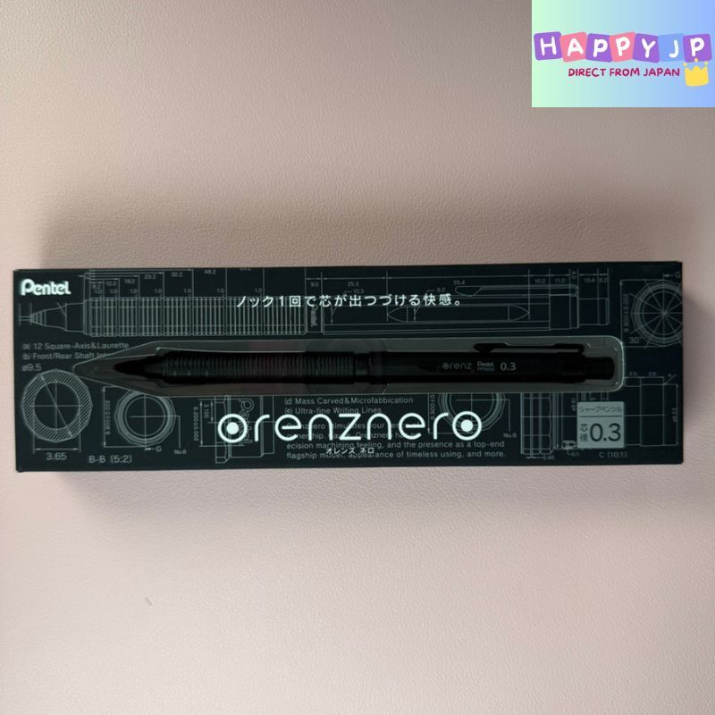 Pentel Sharp ดินสอ Orenz Nero 0.5 มม.,0.2 มม.,0.3 มม.Pp3003-A สีดํา ...