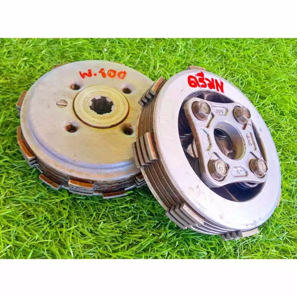 ชุดครัช คลัทช์แผ่น เวฟ100 ,เวฟ100ยูบ๊อต,เวฟ110 เก่า/เวฟ110 คาบู/ดรีม100 แท้ มือสอง รูปที่ 4