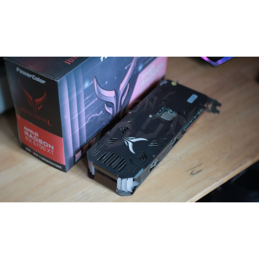6700XT Red Devil powercolor AMD RADEON 12GB GDDR6 กาดจอมือสอง + ประกัน ...