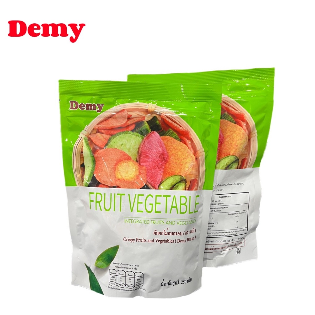 ผักและผลไม้อบกรอบ12-15ชนิด ขนาด250g ผักและผลไม้รวมอบแห้ง