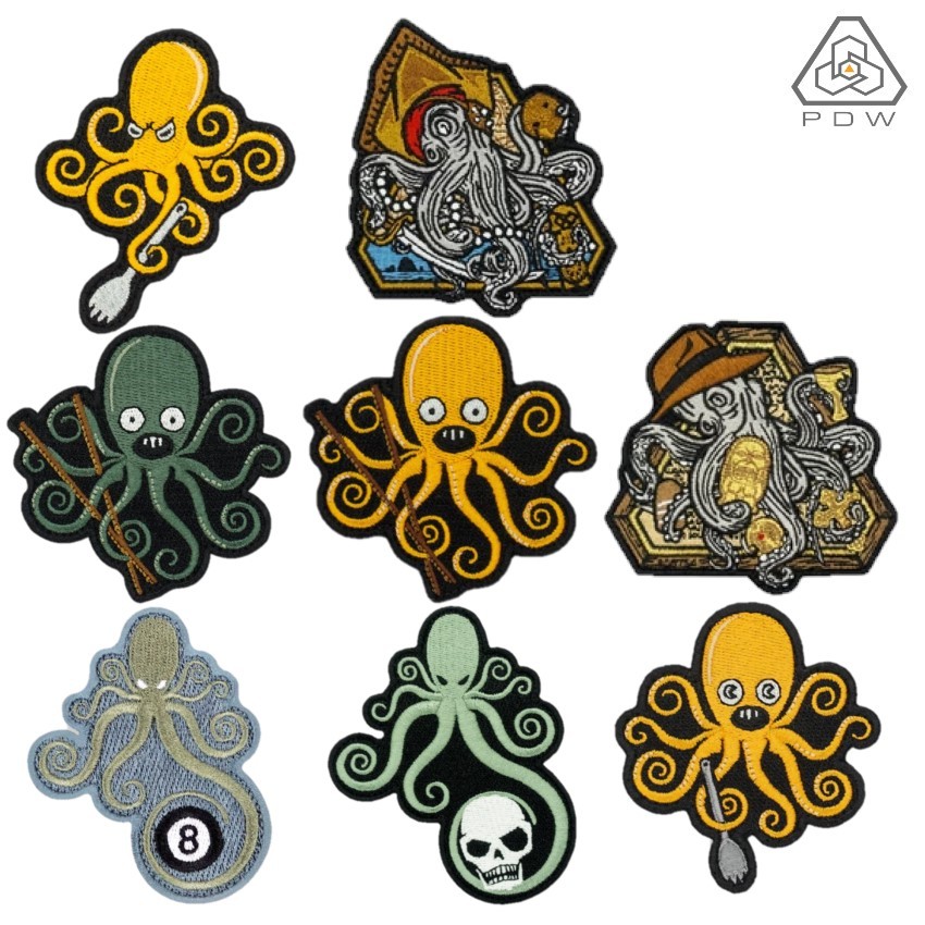 PDW SPD Kraken Collection Morale Patch รวมรูปสัญลักษณ์เจ้าปลาหมึกยักษ์ ...