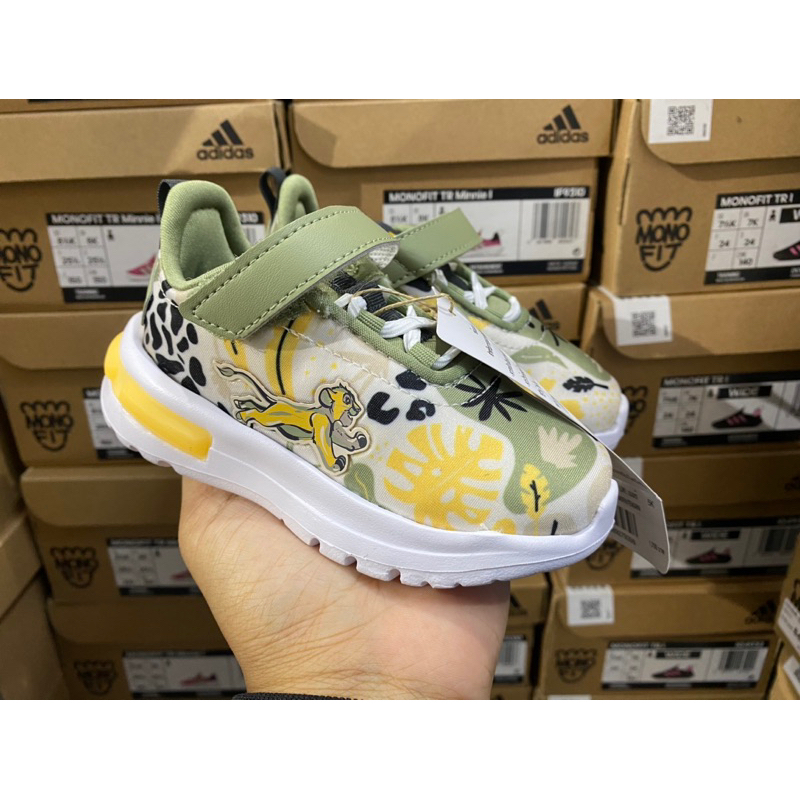 มาใหม่ ป้ายไทย ADIDAS RACER TR23 LionKing EL I IF4075 รองเท้าสำหรับเด็ก ...