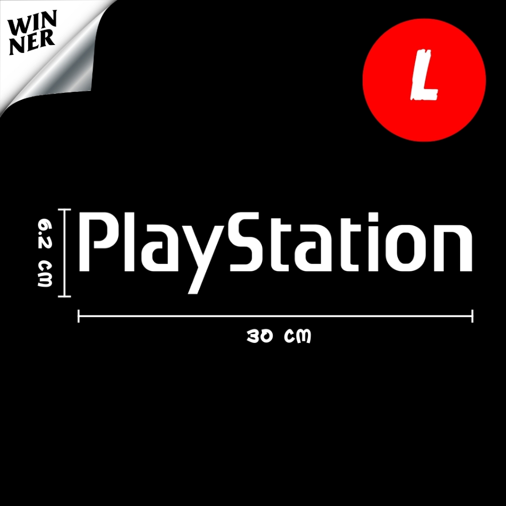 [พร้อมส่ง] สติ๊กเกอร์แต่งรถ Play Station | WINNER Sticker กันน้ำ ทนแดด ...