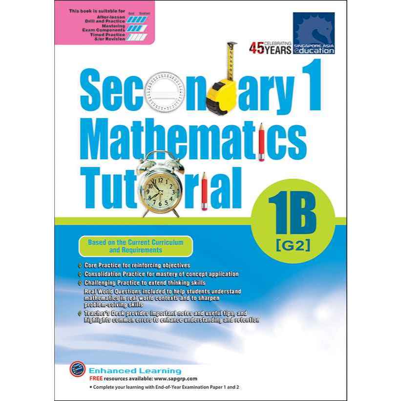 Global Education Secondary 1 Mathematics Tutorial 1B [G2] แบบฝึกหัด ...