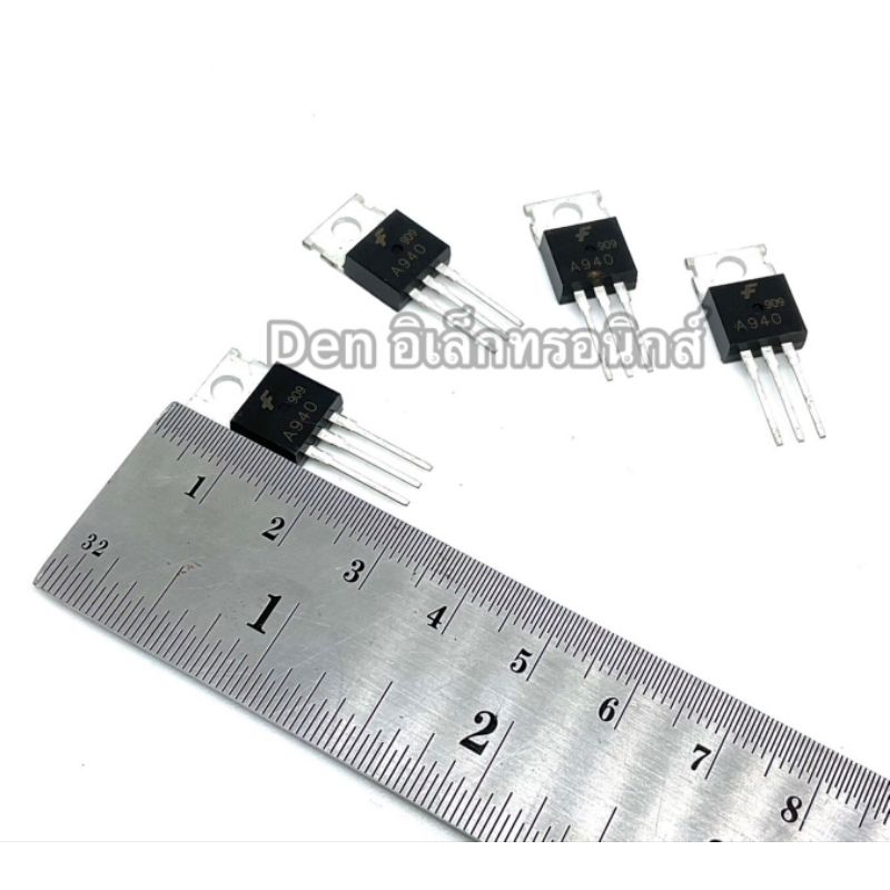 ทรานซิสเตอร์ A940 2SA940 TO-220ทรานซิสเตอร์ 150V 1.5A PNP (แพ็ค1ตัว ...