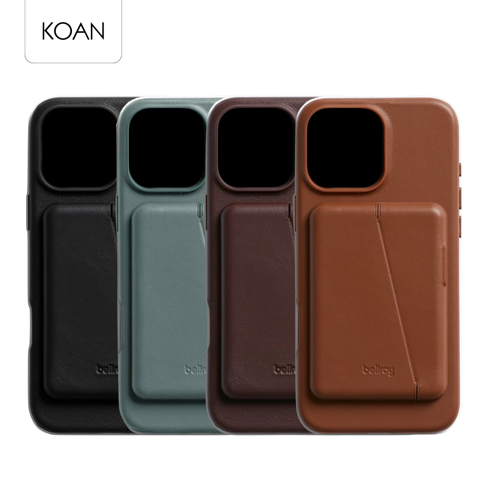 BELLROY - Mod Phone Case + Wallet iPh0ne 16 Pro [Black], 16 Pro [Ganache],  16 Pro Max [Black], 16 Pro Max [Sienna] | Shopee Thailand