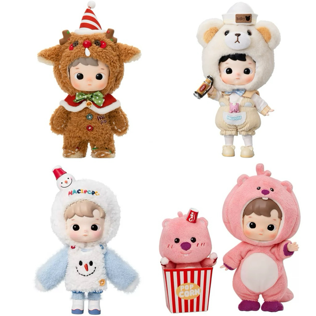 Popmart Hacipupu Captain Bear Action Figure ,HACIPUPU × ZANMANG