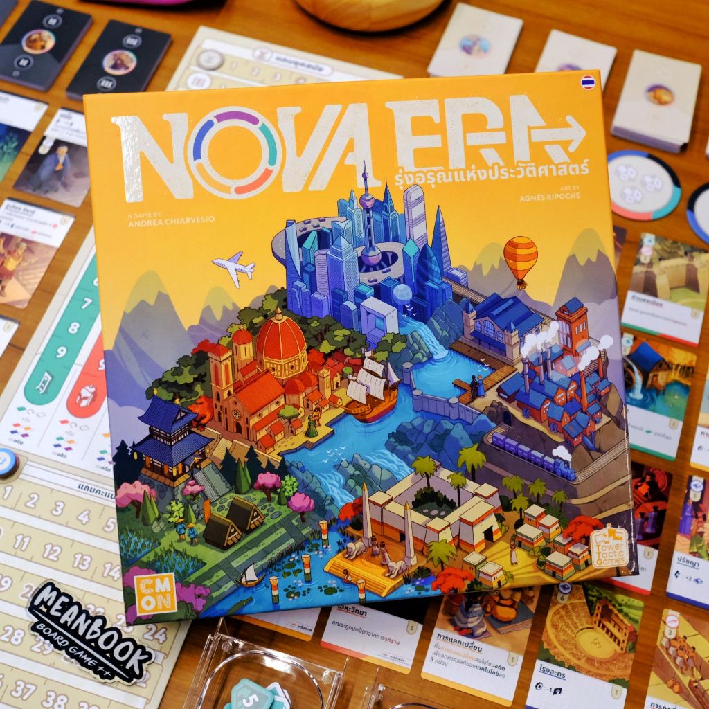 NOVA ERA รุ่งอรุณแห่งประวัติศาสตร์ Board Game (ภาษาไทย) [V2] | Shopee ...