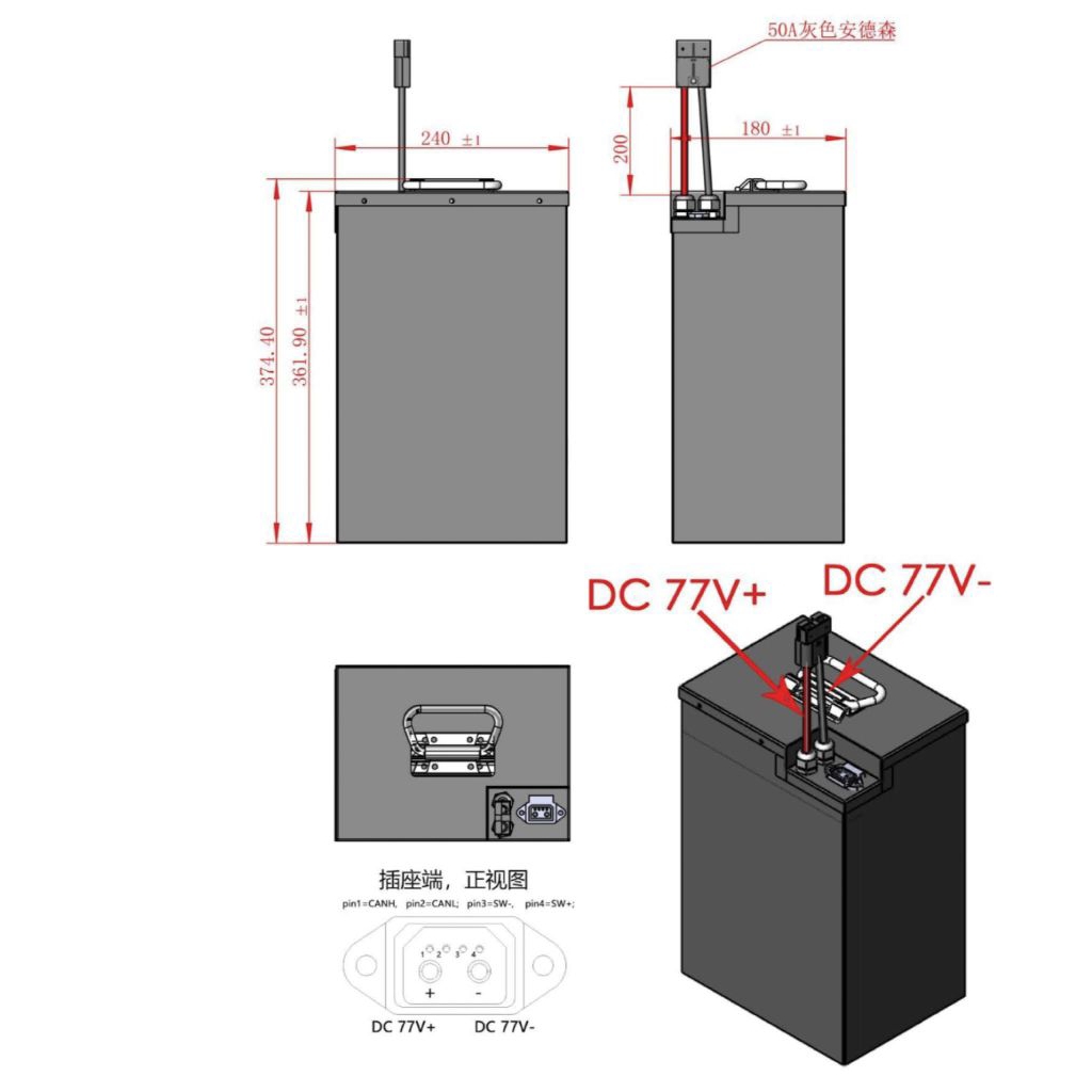 แบตเตอรี่ลิเธี่ยม 88V 50A | Shopee Thailand