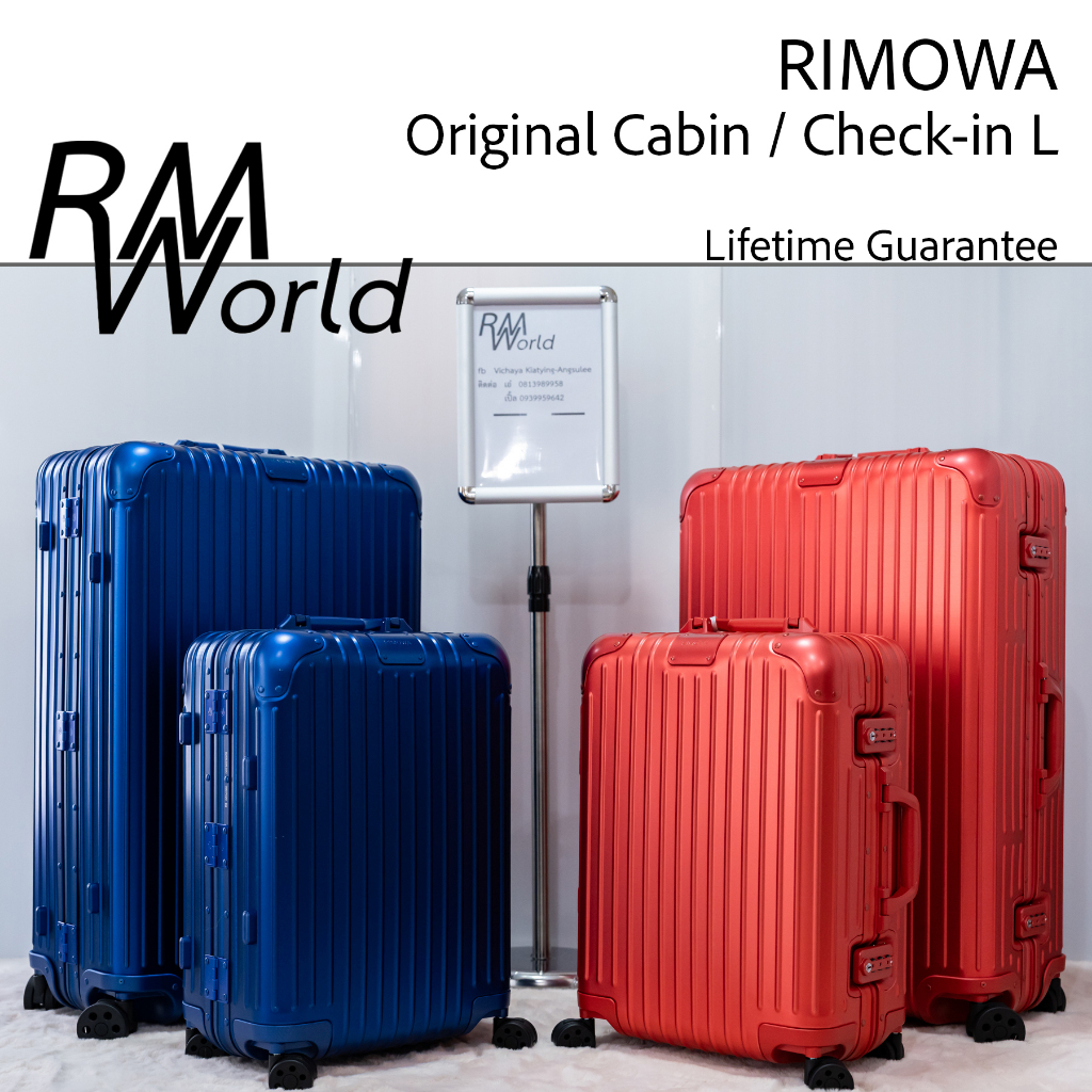 RIMOWA Original Checkin-L Cabin Aluminum Suitcase - Seasonal Limited ...