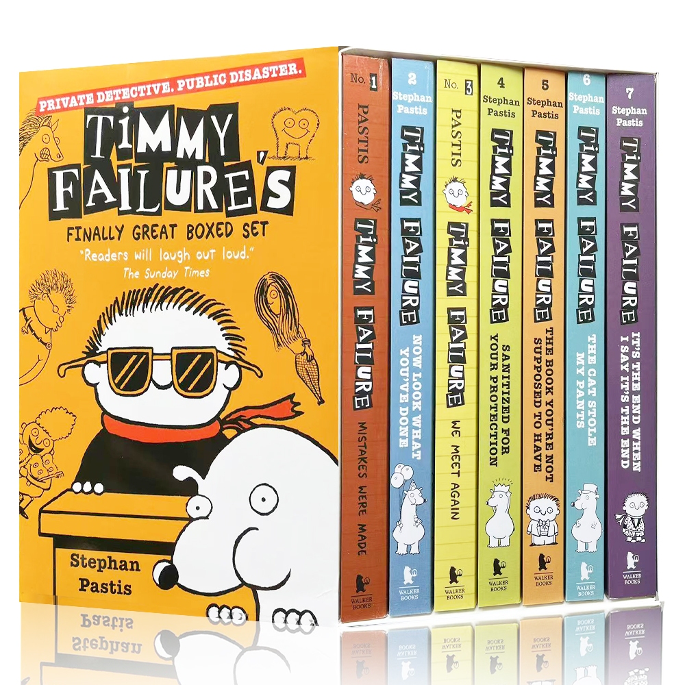 7 Books Timmy Failure Finally Great Boxed Set Detective Chapter Novel ...