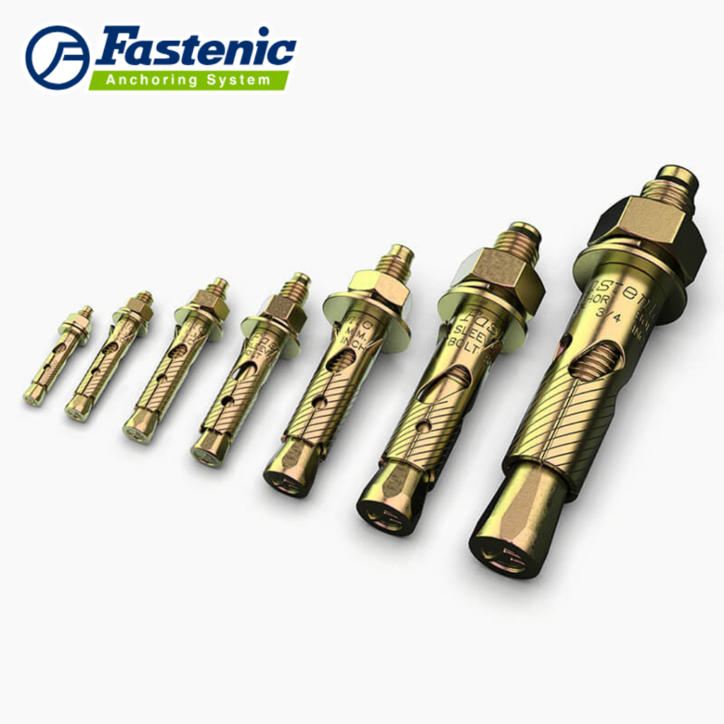 Fastenic พุกเหล็ก สตัดโบลท์ ขนาด 3/16