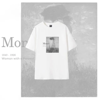 MEMEE~เสื้อยืดCOTTON USA ผ้าหนานิ่มS-3XL (Monet)