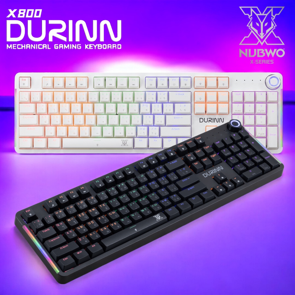 Nubwo X-Series Keyboard X800 Led Merchanical Gaming Mini RGB Blue ...