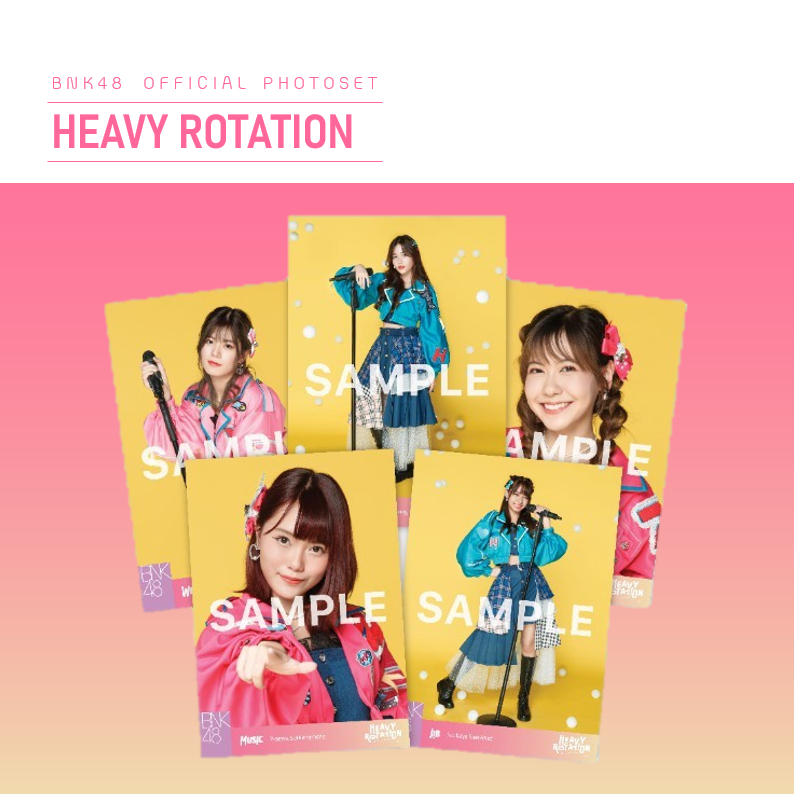 [ใบเศษ] BNK48 Photoset Heavy Rotation HR เฮฟวี่ | Shopee Thailand