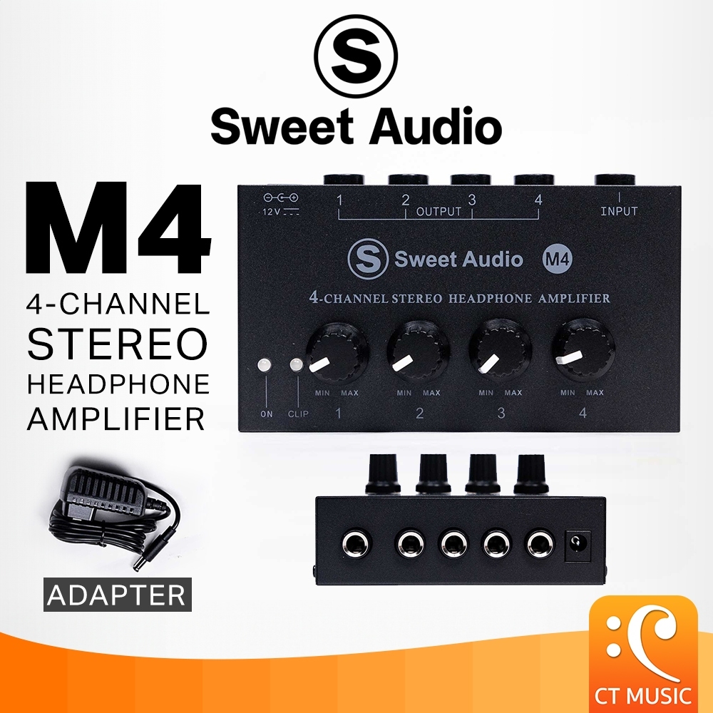 Sweet Audio M4 4Channel Stereo Headphone Amplifier แอมป์หูฟัง