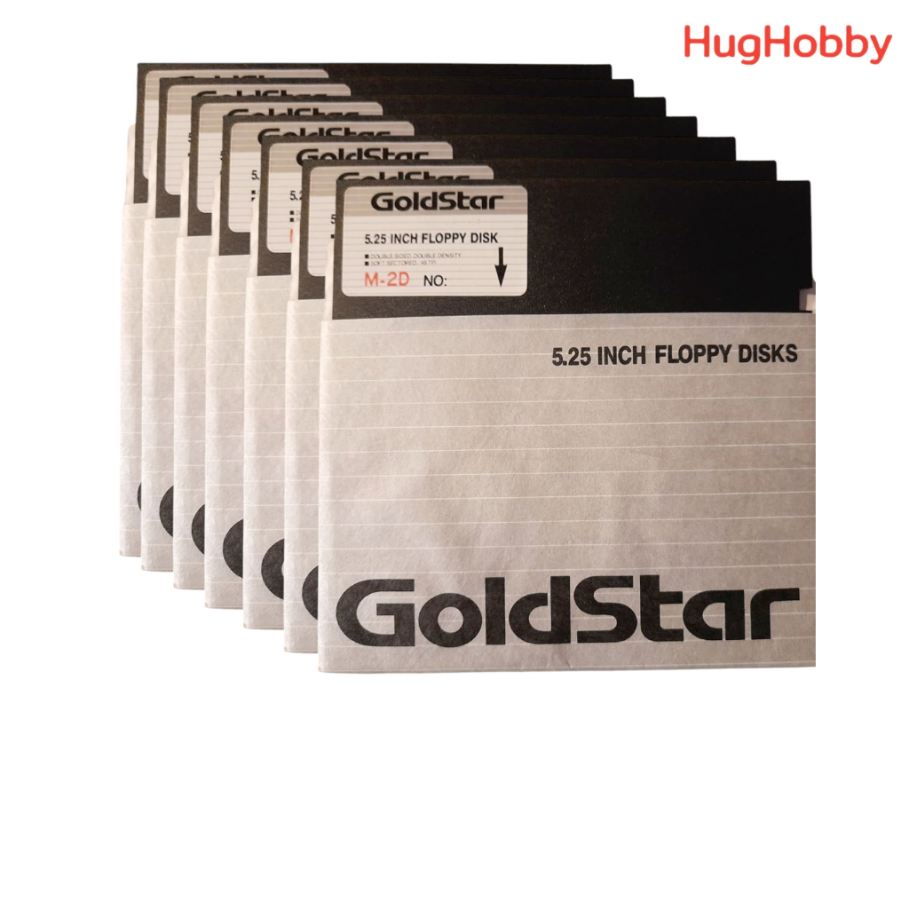 [ขายเหมา 7 แผ่น+กล่องใส่] มือ2 ผ่านการใช้งานแล้ว GoldStar 5.25