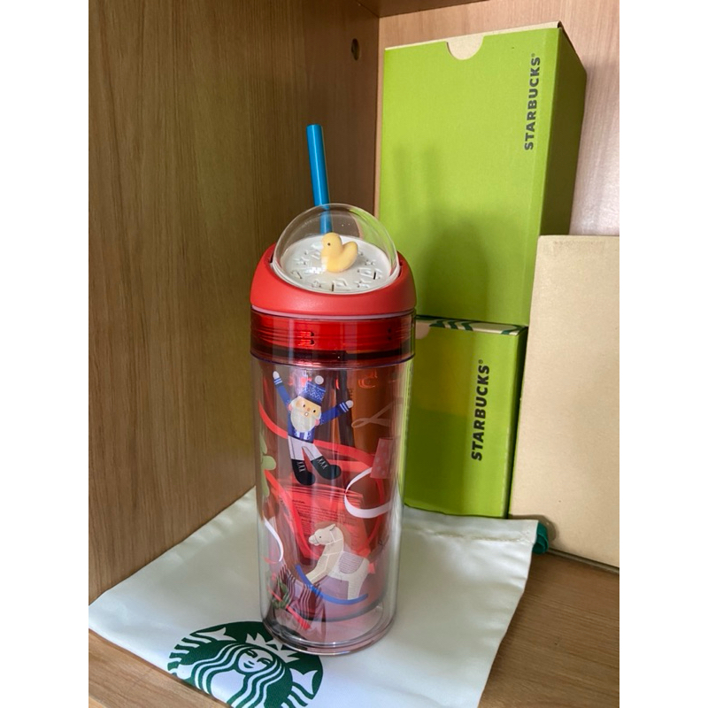 Starbucks แก้วน้ำ Holiday Ribbon Cold Cup 12oz. | Shopee Thailand